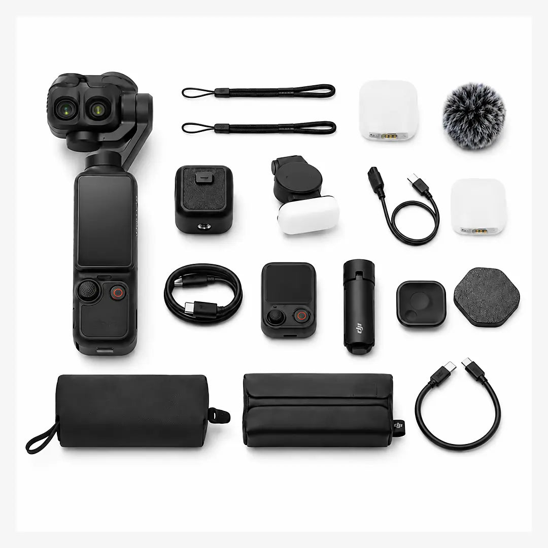 Body Camera with 180° Rotating Lens for vlogging with 4k camera