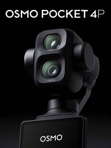 Body Camera with 180° Rotating Lens for vlogging with 4k camera