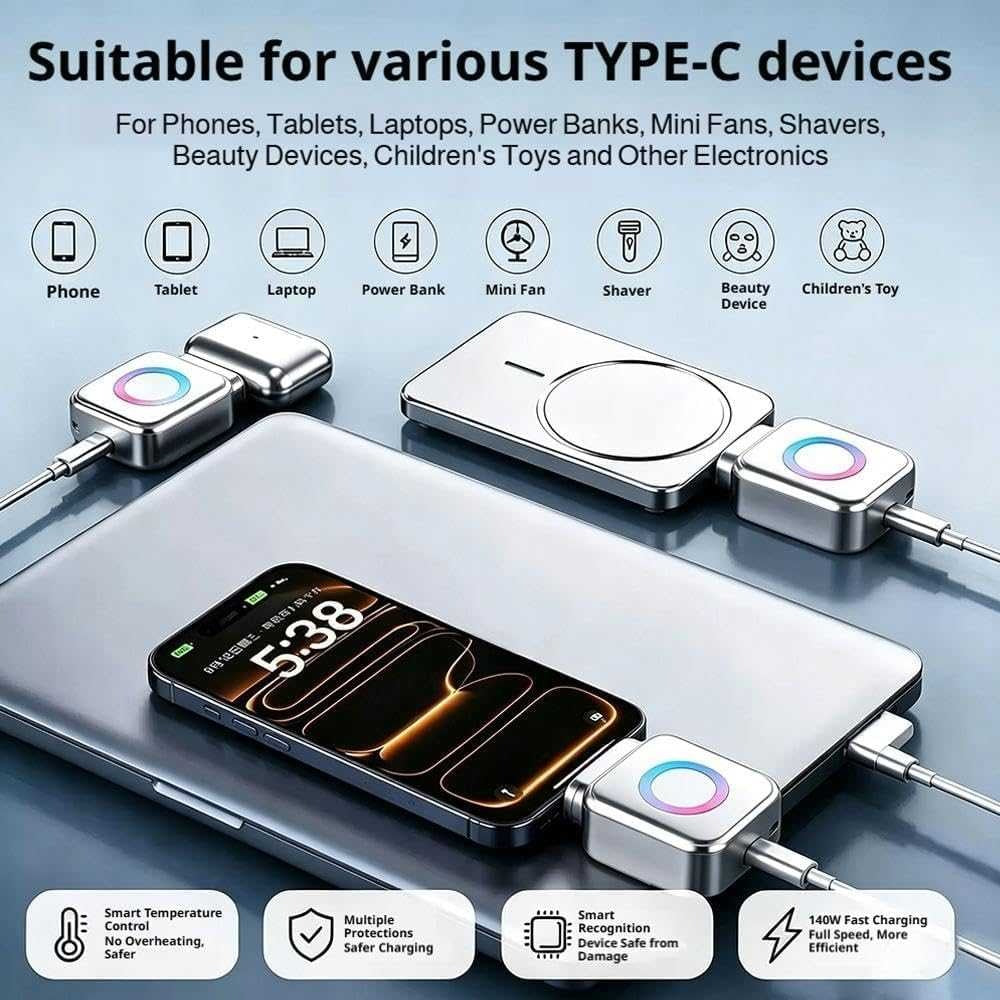 Smart Auto-Stop Charging Adapter