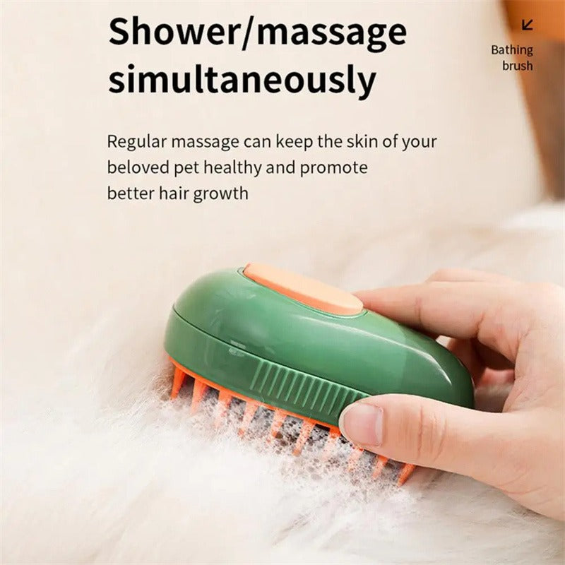 Self Cleaning Steam Cat Brush For Massage Pet Spray Cat Grooming