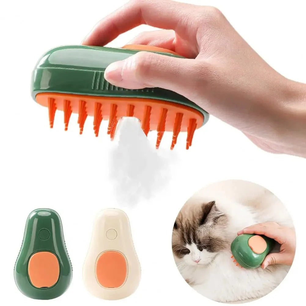Self Cleaning Steam Cat Brush For Massage Pet Spray Cat Grooming