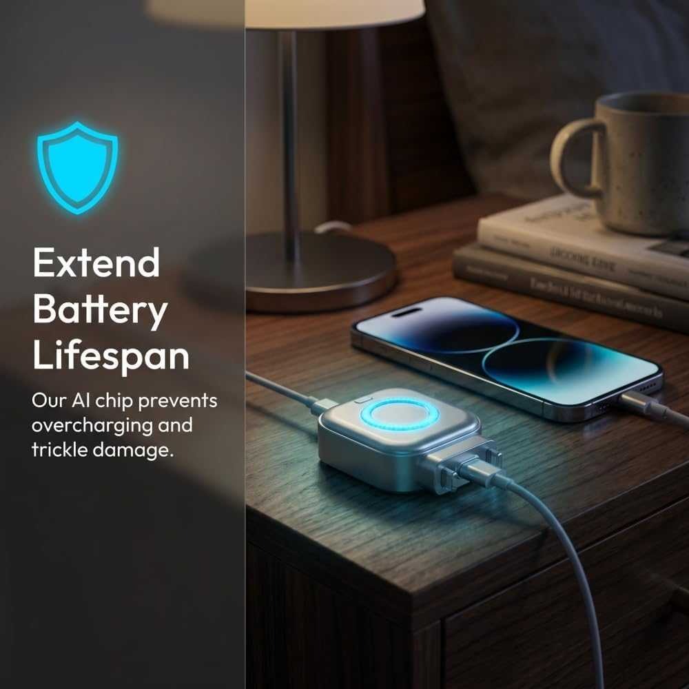 Smart Auto-Stop Charging Adapter