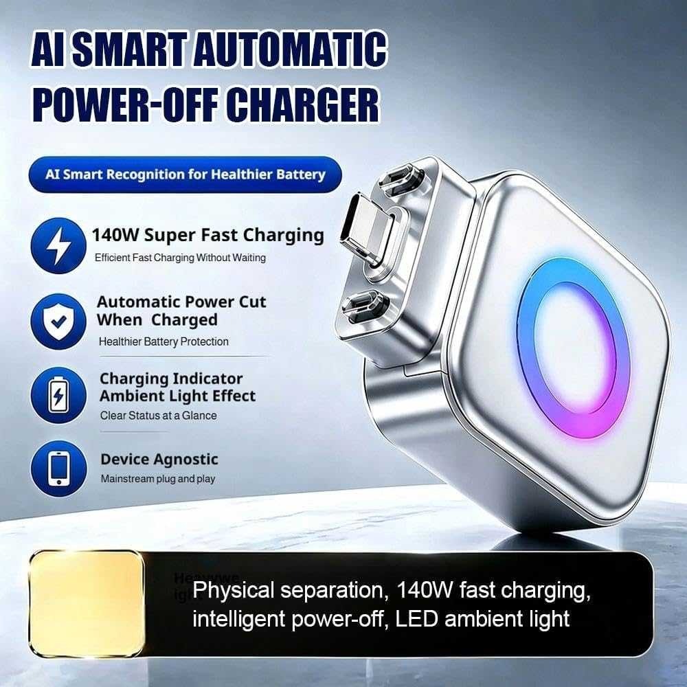 Smart Auto-Stop Charging Adapter