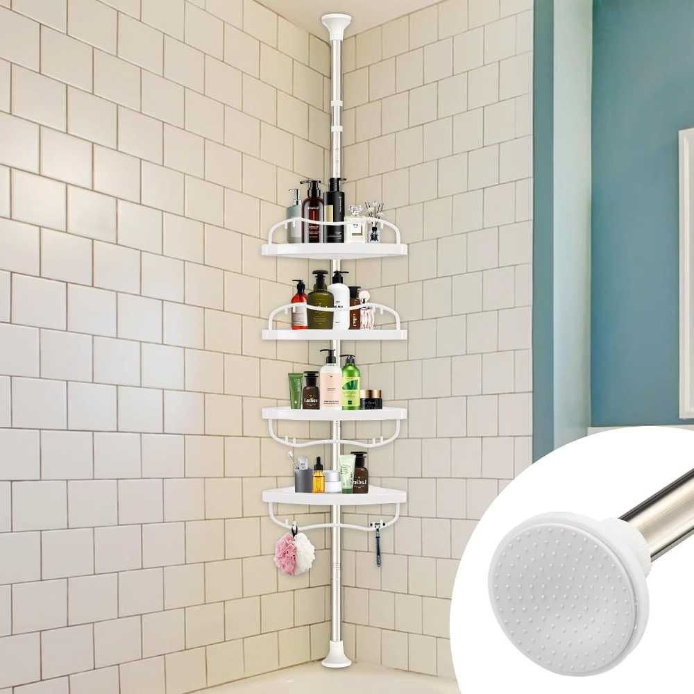 4 Layer Multi Corner Bathroom Organizer A