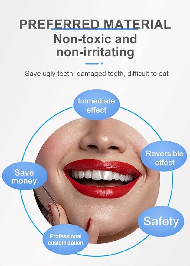 Snap-On Smile – Instant Smile Enhancement Teeth Veneers | Natural-Look Cosmetic Dental Cover