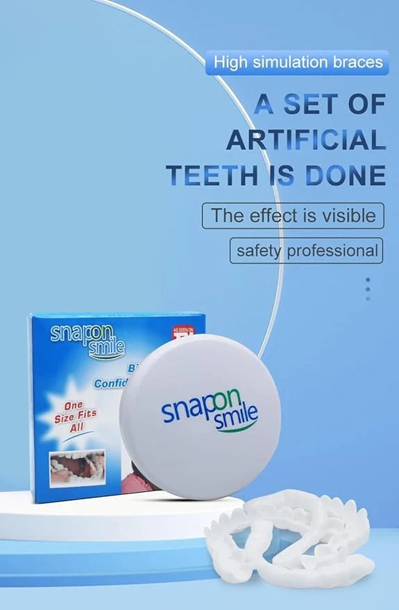 Snap-On Smile – Instant Smile Enhancement Teeth Veneers | Natural-Look Cosmetic Dental Cover